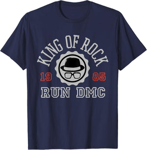 Run DMC King of Rock T-Shirt - T-Shirt | Navy