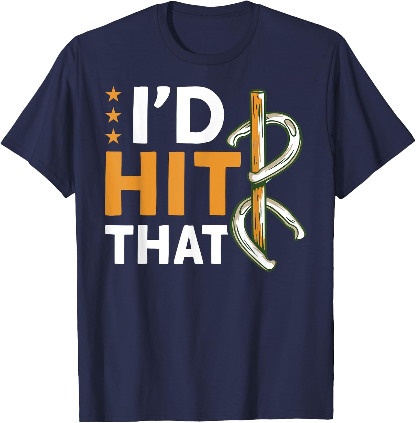 Horseshoe pitching i'd hit that horseshoe throwing game T-Shirt - T-Shirt | Navy
