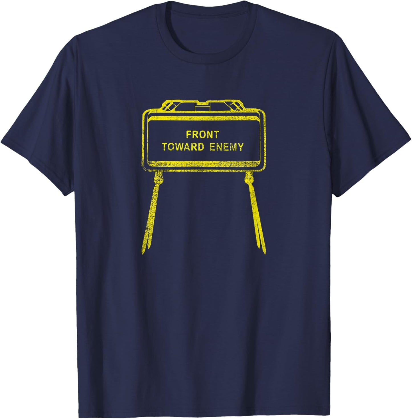 Military Front Toward Enemy M18A1 Claymore Mine T-Shirt - T-Shirt | Navy