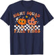 Sight Squad Fall Vibes Pumpkin Fall Leaf Autumn Optometry T-Shirt - T-Shirt | Navy