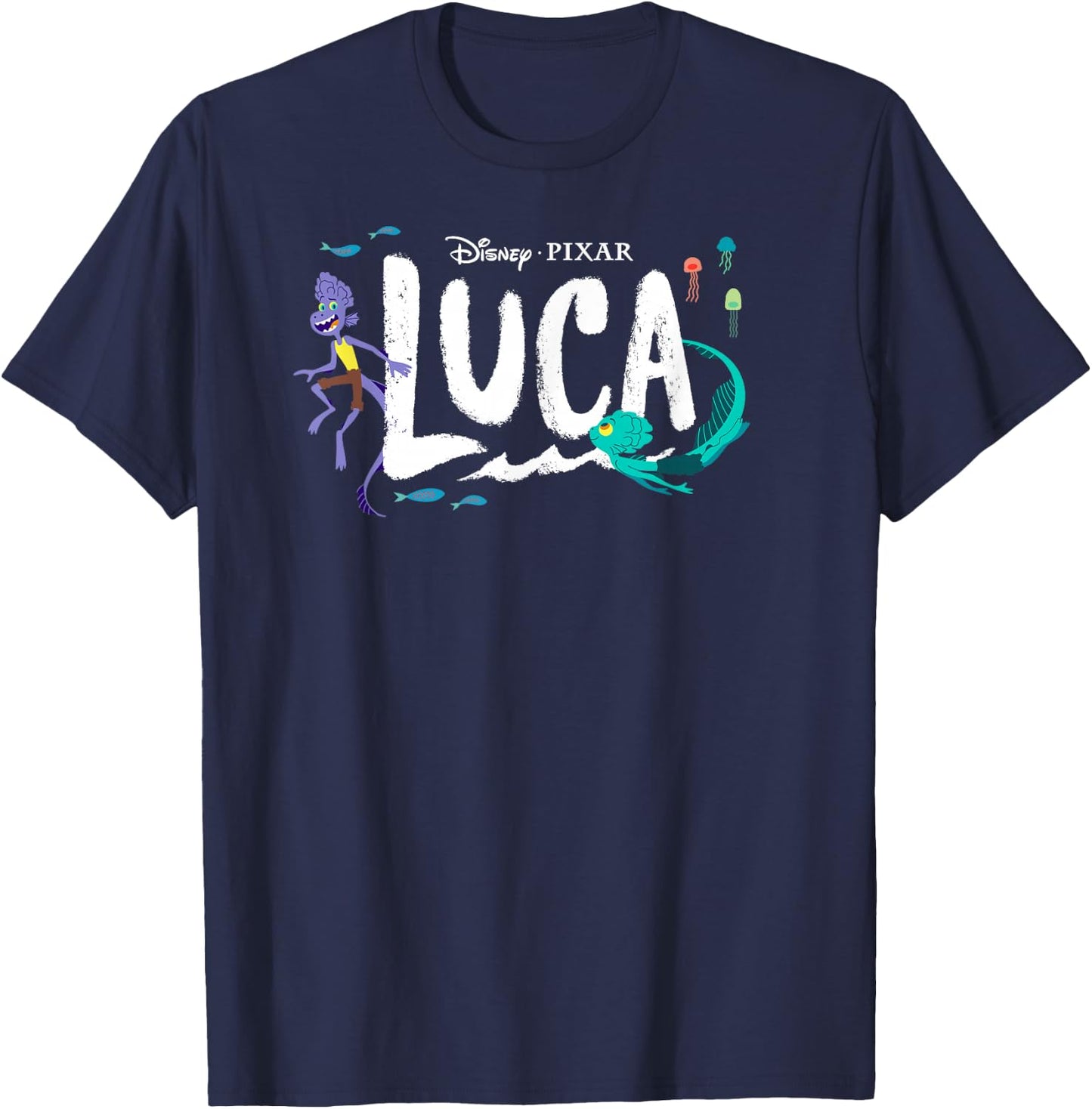 Disney and Pixar’s Luca and Alberto Sea Monsters T-Shirt - T-Shirt | Navy