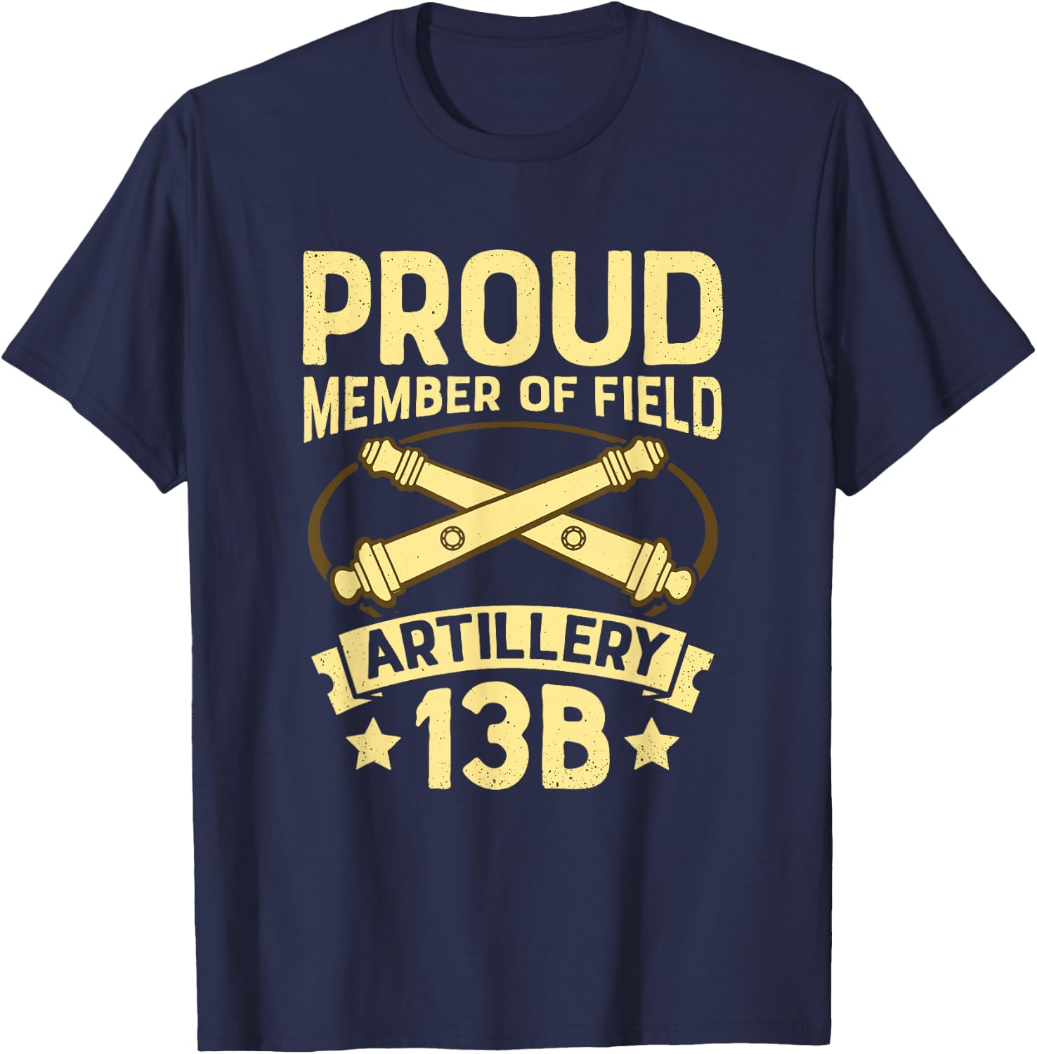 Field Artillery 13 Bravo T-Shirt - T-Shirt | Navy