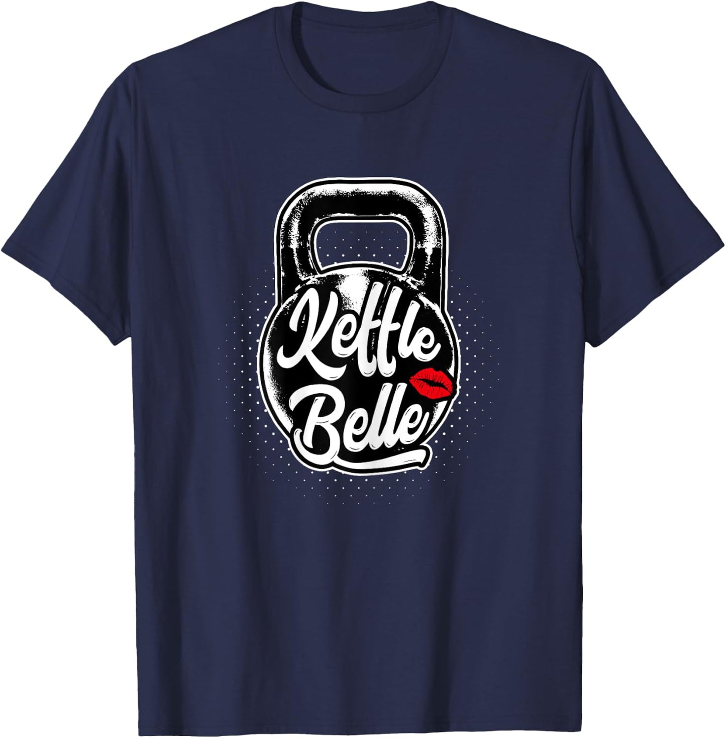 Kettlebell Kettle Belle Gym Training T-Shirt - T-Shirt | Navy