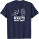 Peanut Allergy Gift Funny Distressed Awareness T-Shirt - T-Shirt | Navy