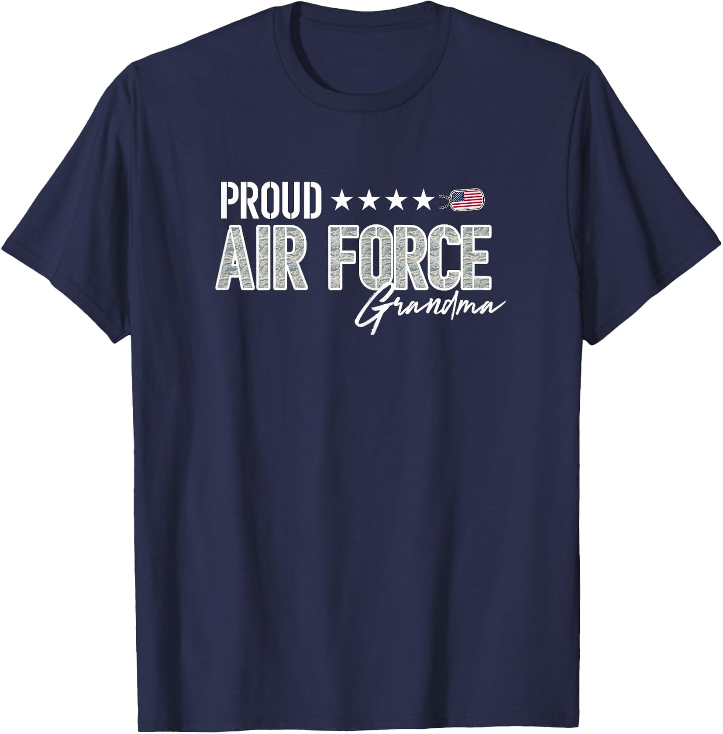 ABU Proud Air Force Grandma T-Shirt - T-Shirt | Navy