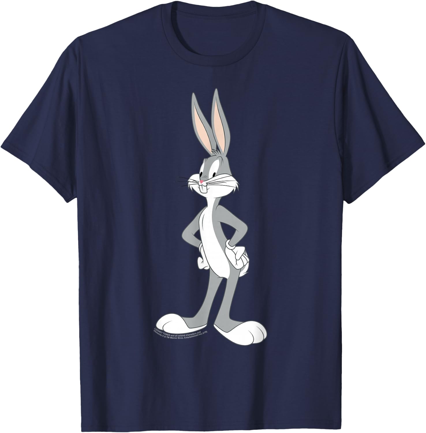 Looney Tunes Bugs Bunny Stance Portrait T-Shirt - T-Shirt | Navy