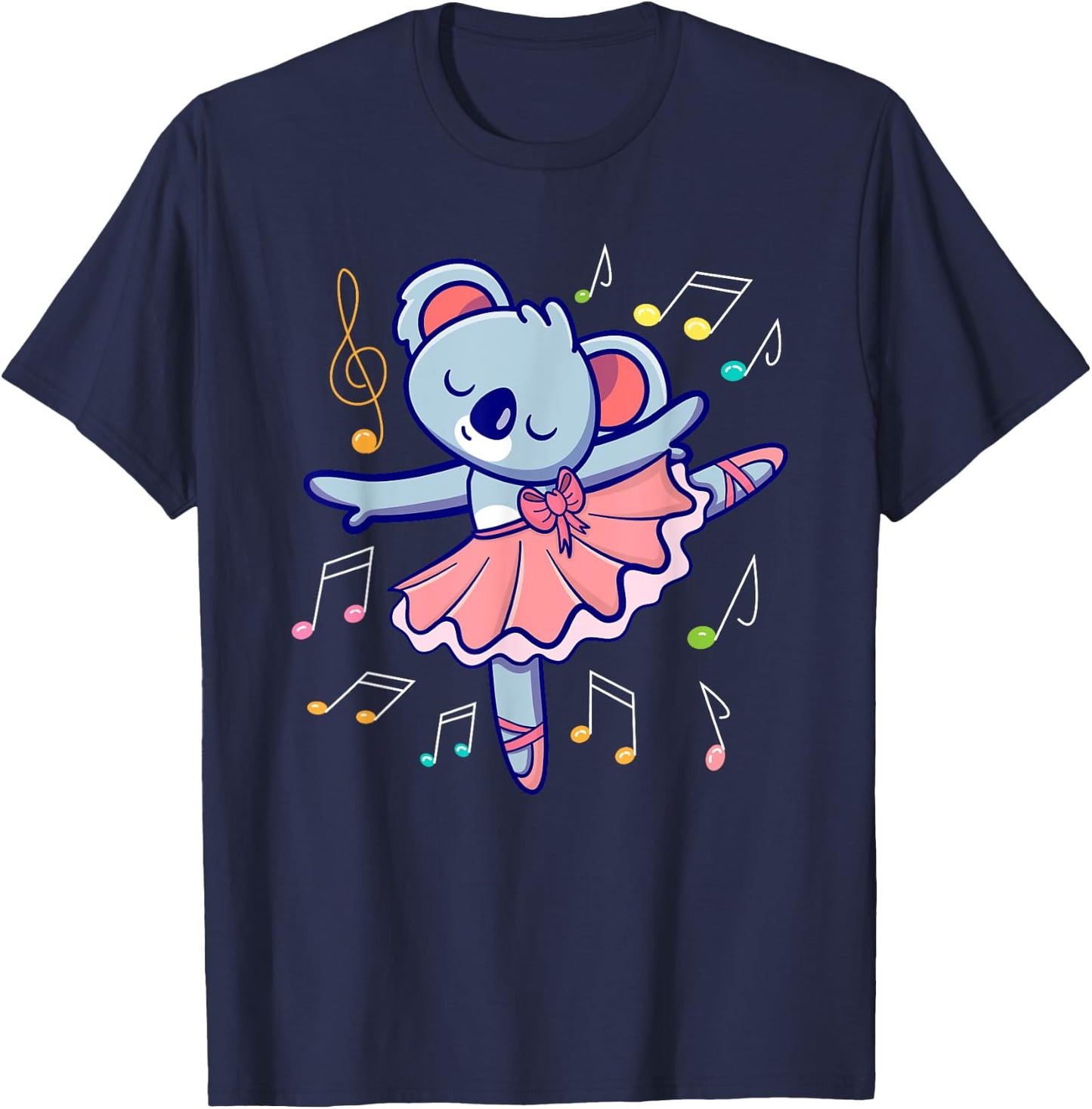 Prima Ballerina Koala I Ballet Fun I Dancer T-Shirt - T-Shirt | Navy