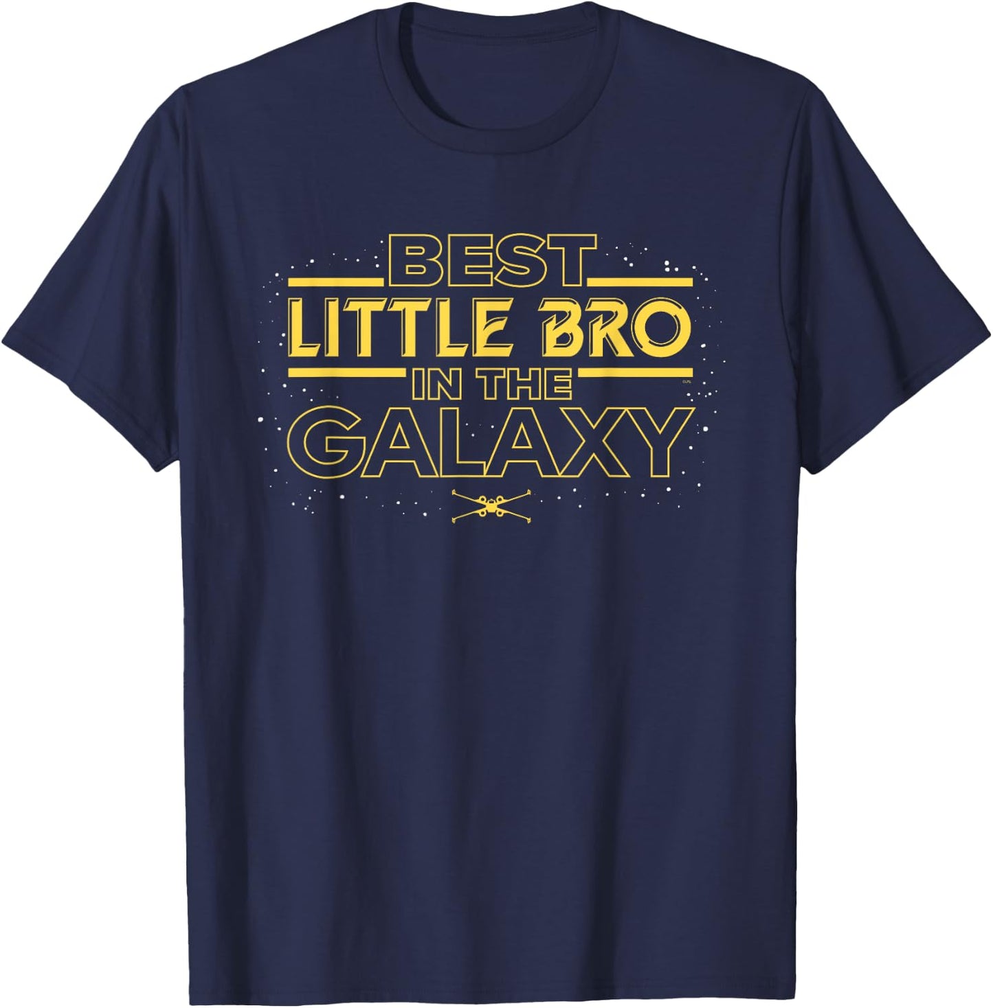 Star Wars Best Little Bro in the Galaxy Family Trip Birthday T-Shirt - T-Shirt | Navy