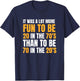 Happy 70th Birthday Funny Retirement 70's Living In The 20's T-Shirt - T-Shirt | Navy