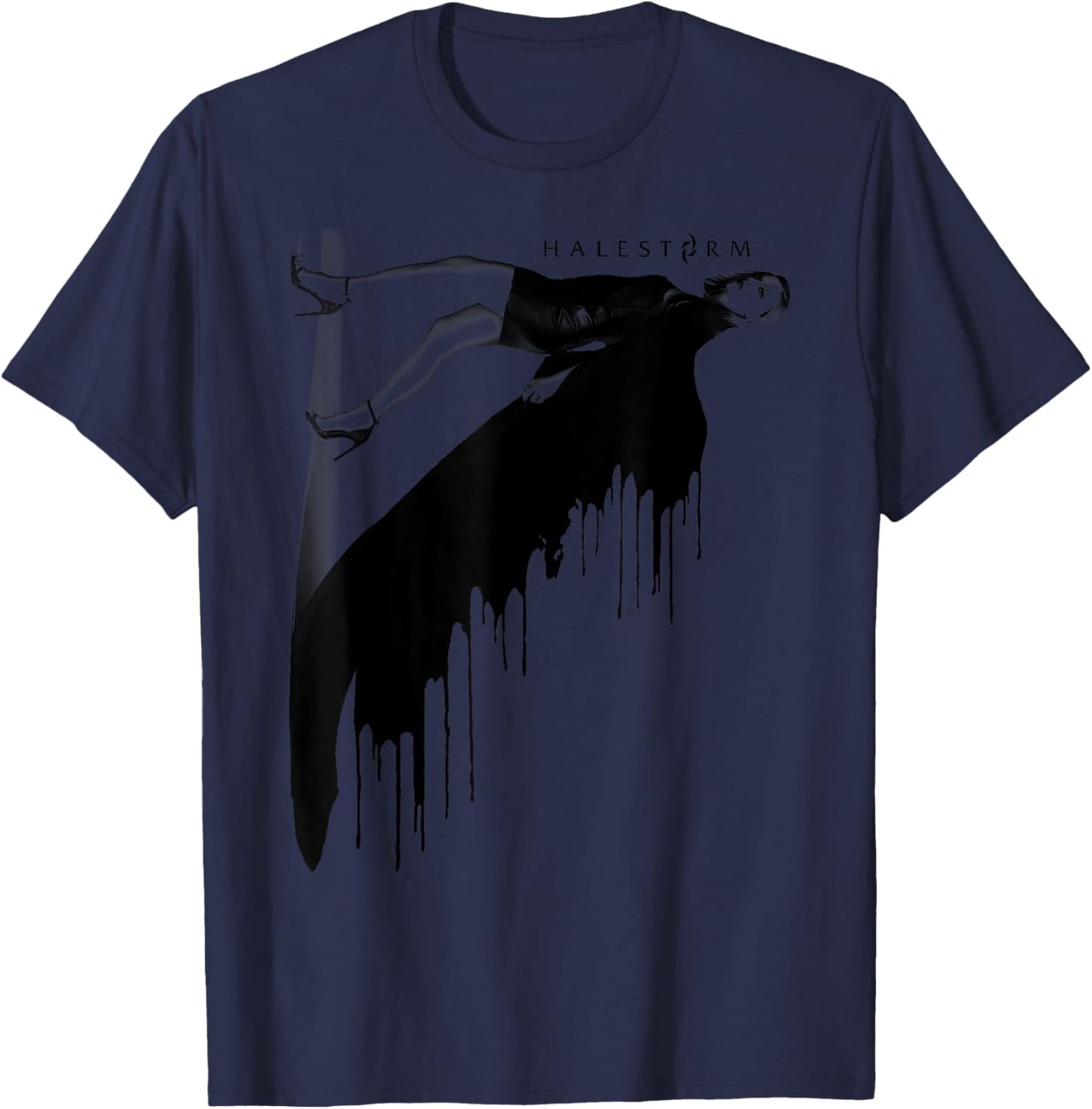 Halestorm - Lzzy T-Shirt - T-Shirt | Navy