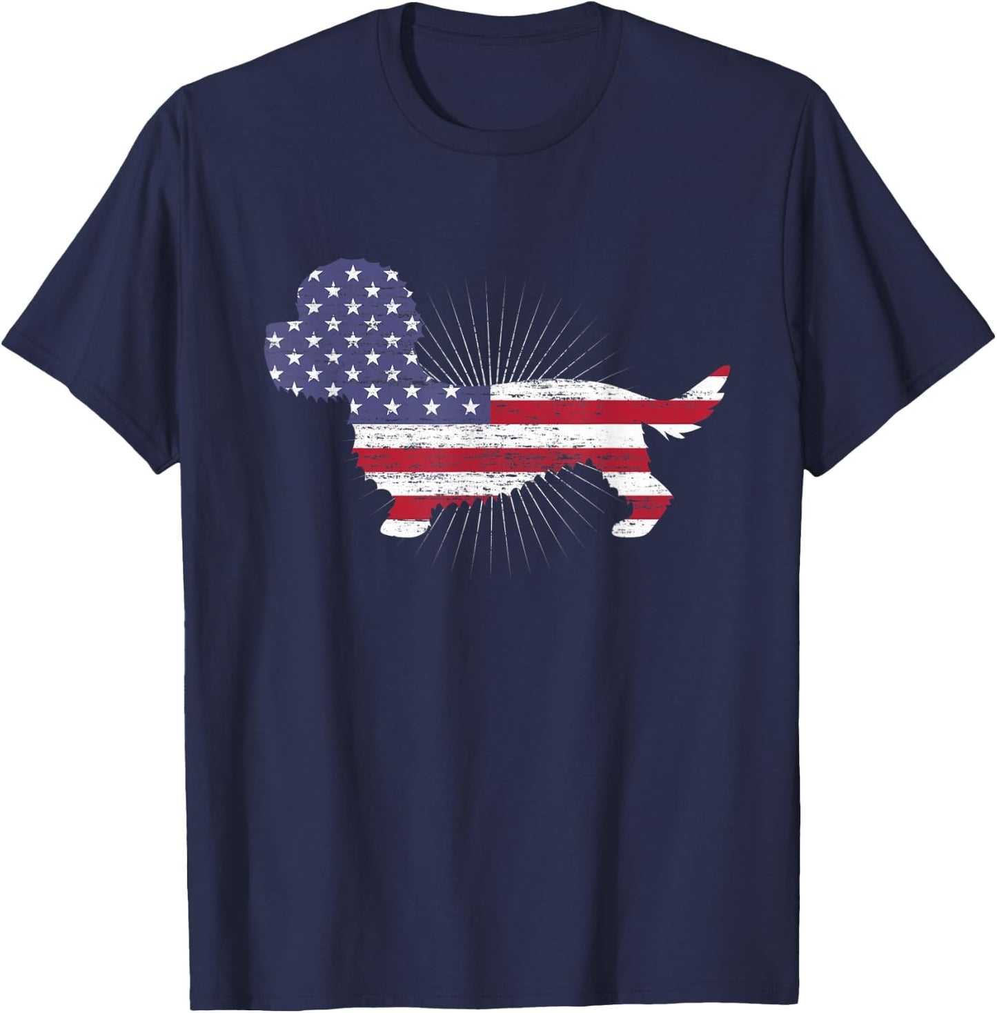 Dandie Dinmont Terrier T-Shirt - T-Shirt | Navy