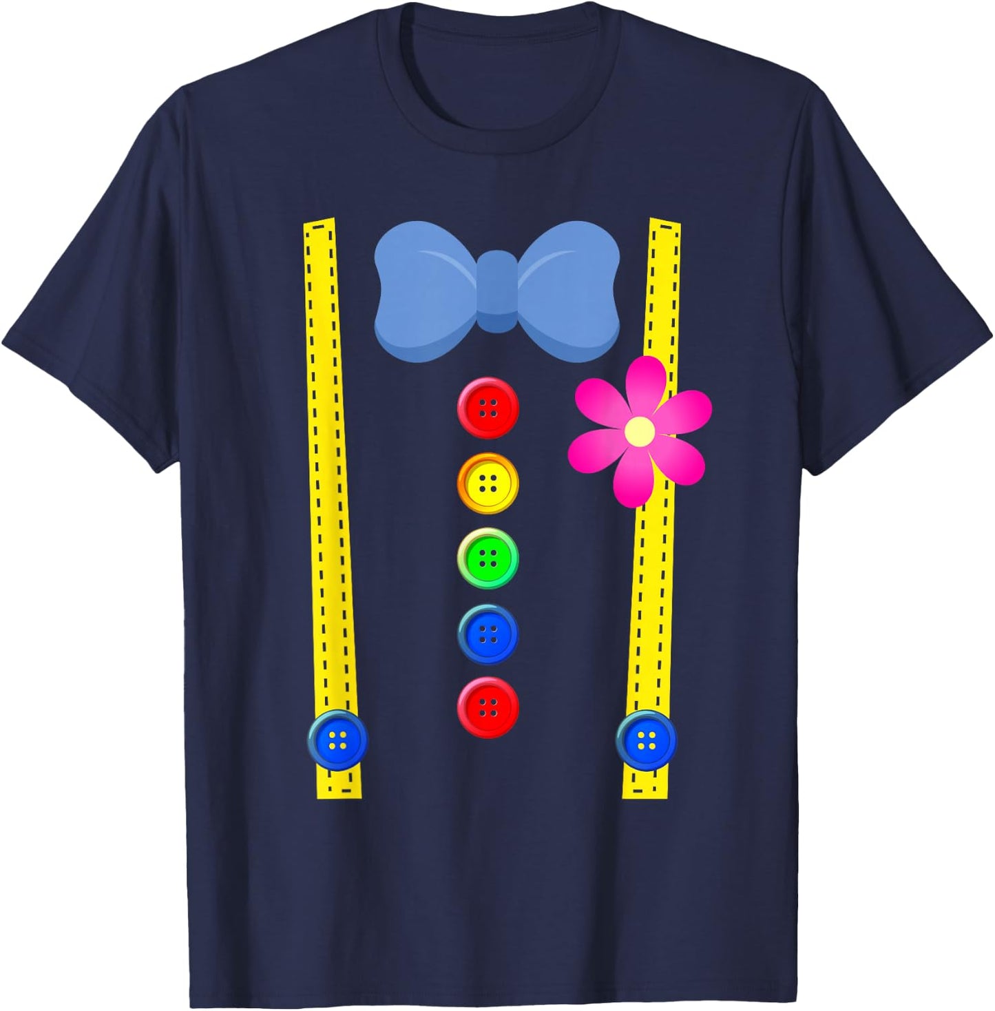 Clown Costume Circus Costume Halloween T-Shirt - T-Shirt | Navy