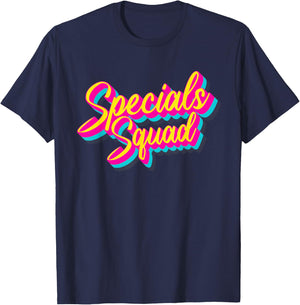 Specials Squad Team Art Music PE Tech Gym Teacher Men Women T-Shirt - T-Shirt | Navy