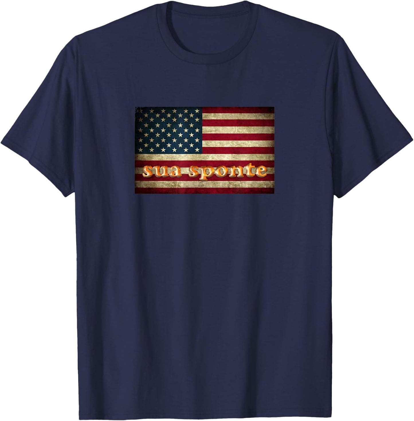 SUA SPONTE American Flag T-Shirt - T-Shirt | Navy