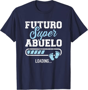 Futuro super abuelo loading T-Shirt - T-Shirt | Navy