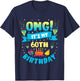60 Year Old shirt OMG It's My 60th Birthday T-Shirt - T-Shirt | Navy