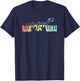 Pianist Gift Keyboards Music Notes Piano T-Shirt - T-Shirt | Navy