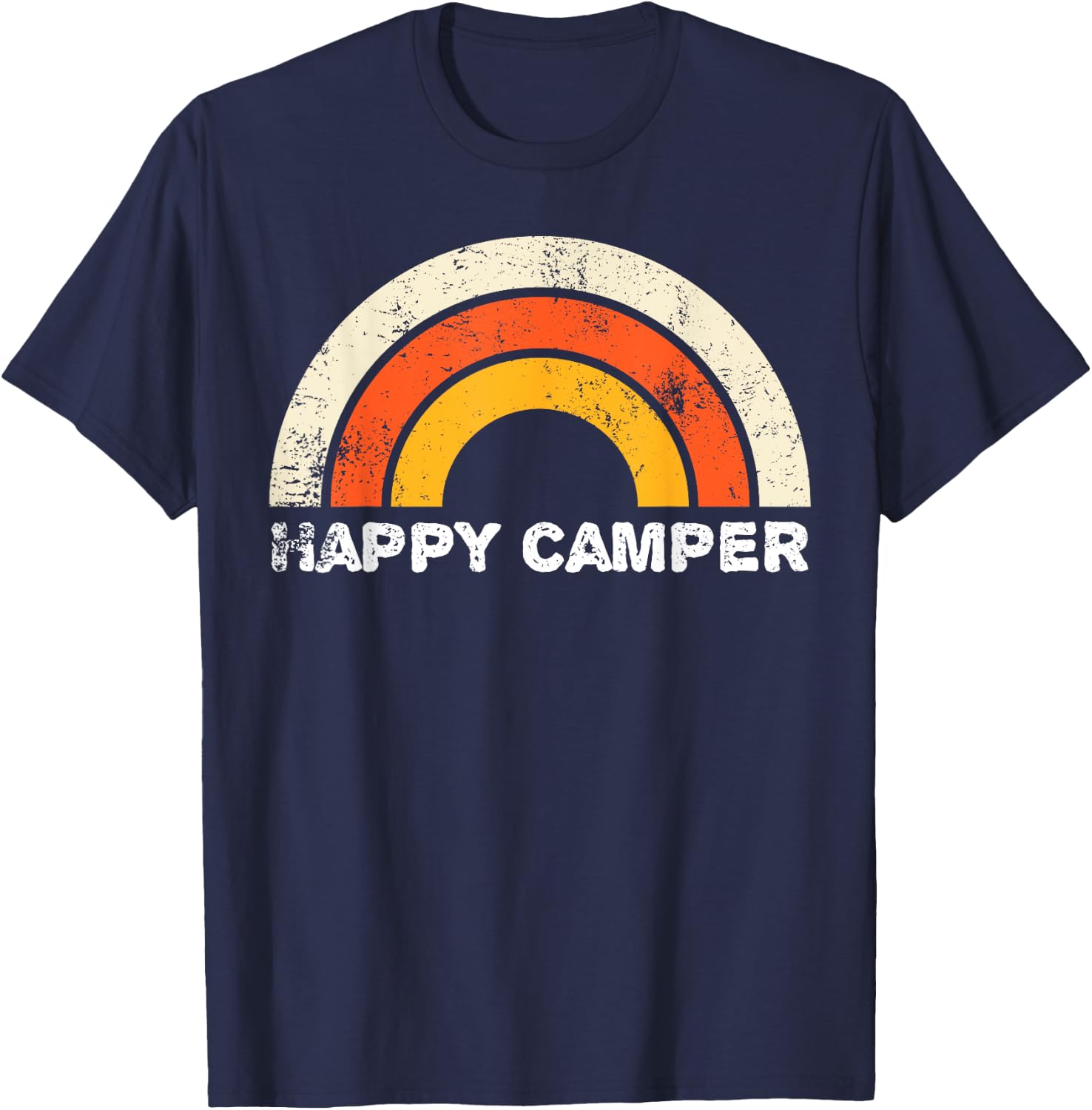 Happy Camper Shirt. Shirts Shirts Graphic T-Shirt - T-Shirt | Navy