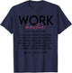 Vintage Work Bestie Definition Teachers Nurses Boss Women T-Shirt - T-Shirt | Navy