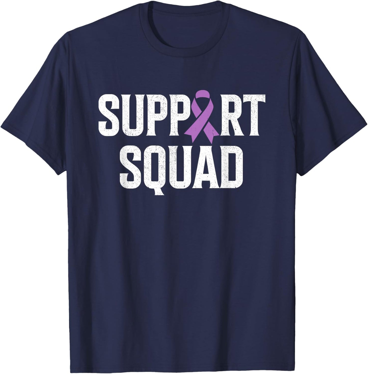 Testicular Cancer Support Squad Testicular Cancer Awareness T-Shirt - T-Shirt | Navy