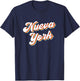 Nueva York New York City Spanish Retro Vintage T-Shirt - T-Shirt | Navy
