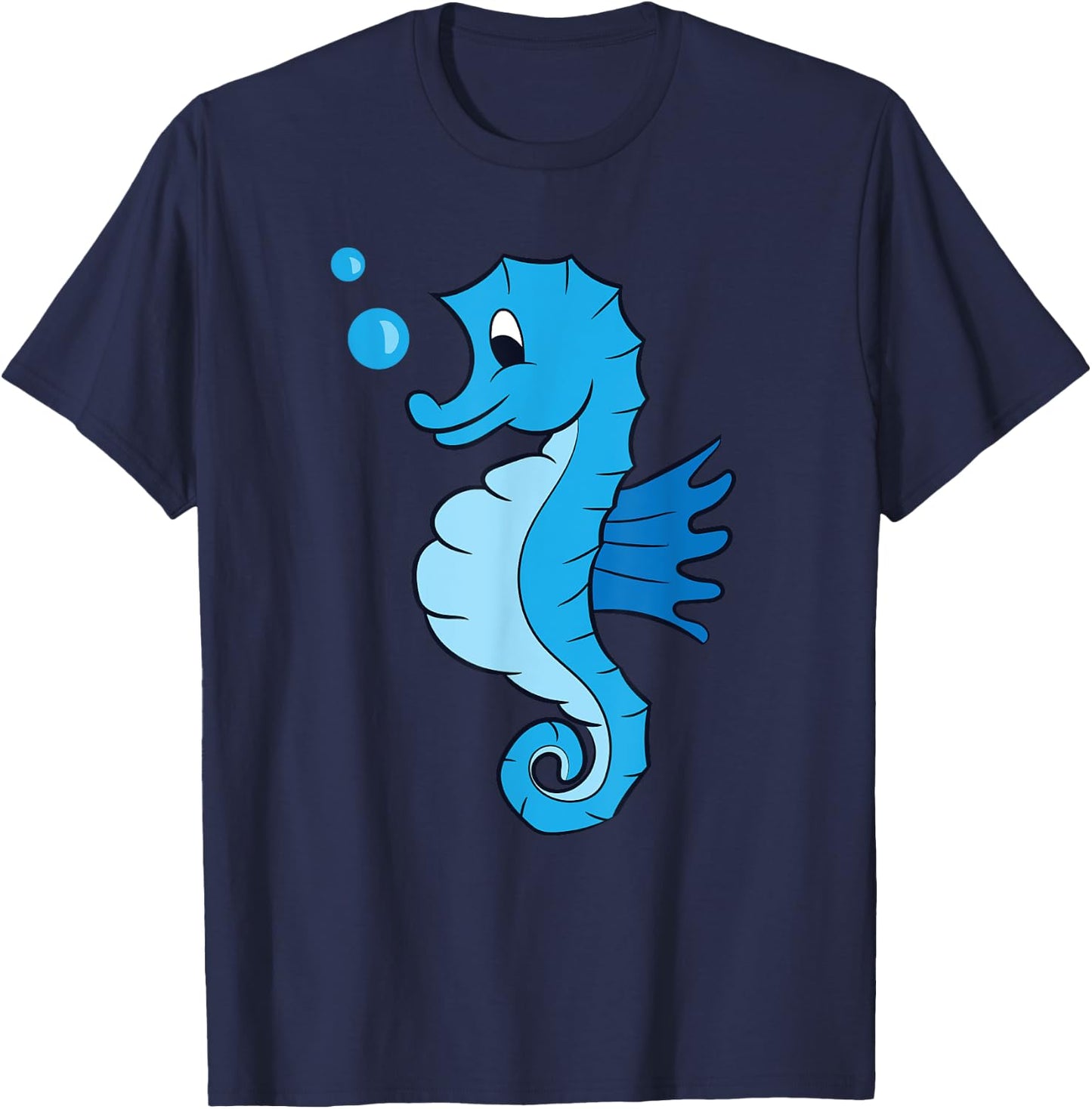 Cute Seahorse Lover Seahorse Lover Gift Kids Seahorses T-Shirt - T-Shirt | Navy