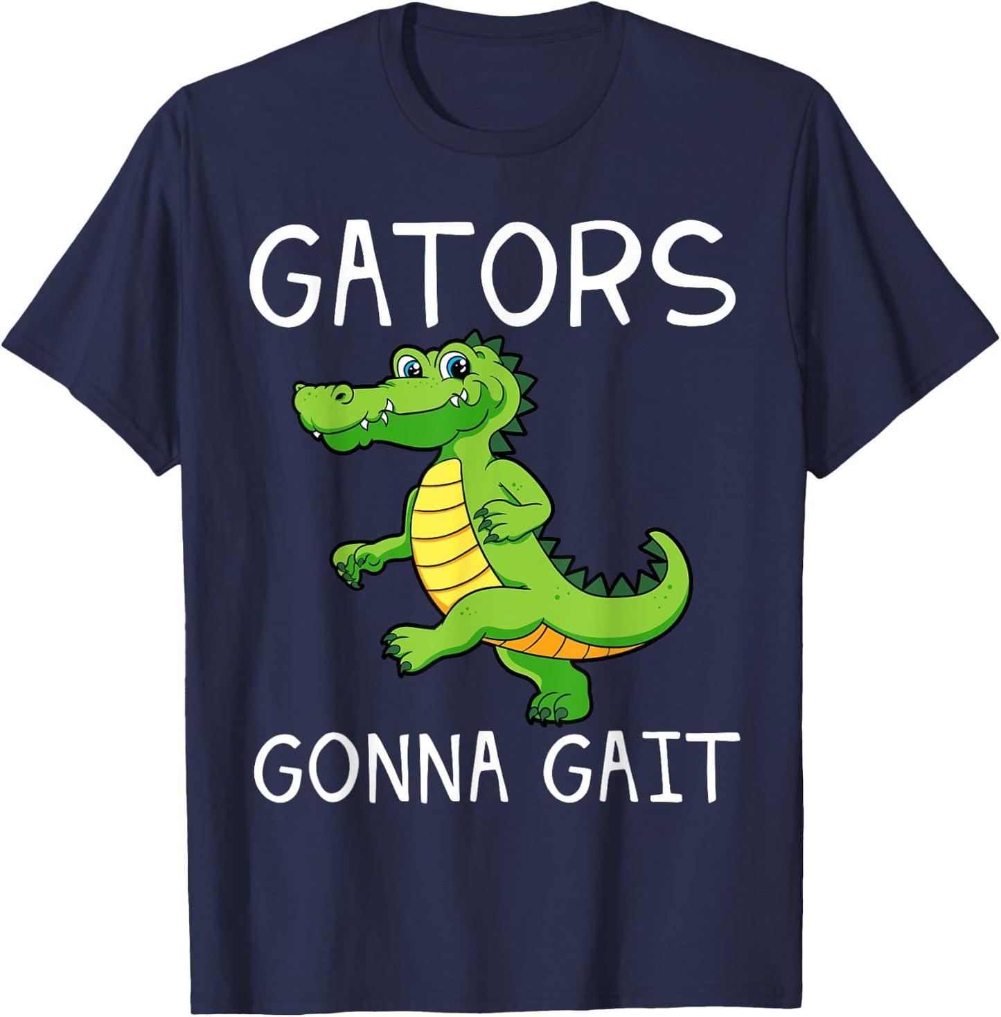Physical Therapy Physiotherapy Therapist Alligator Gait Gift T-Shirt - T-Shirt | Navy