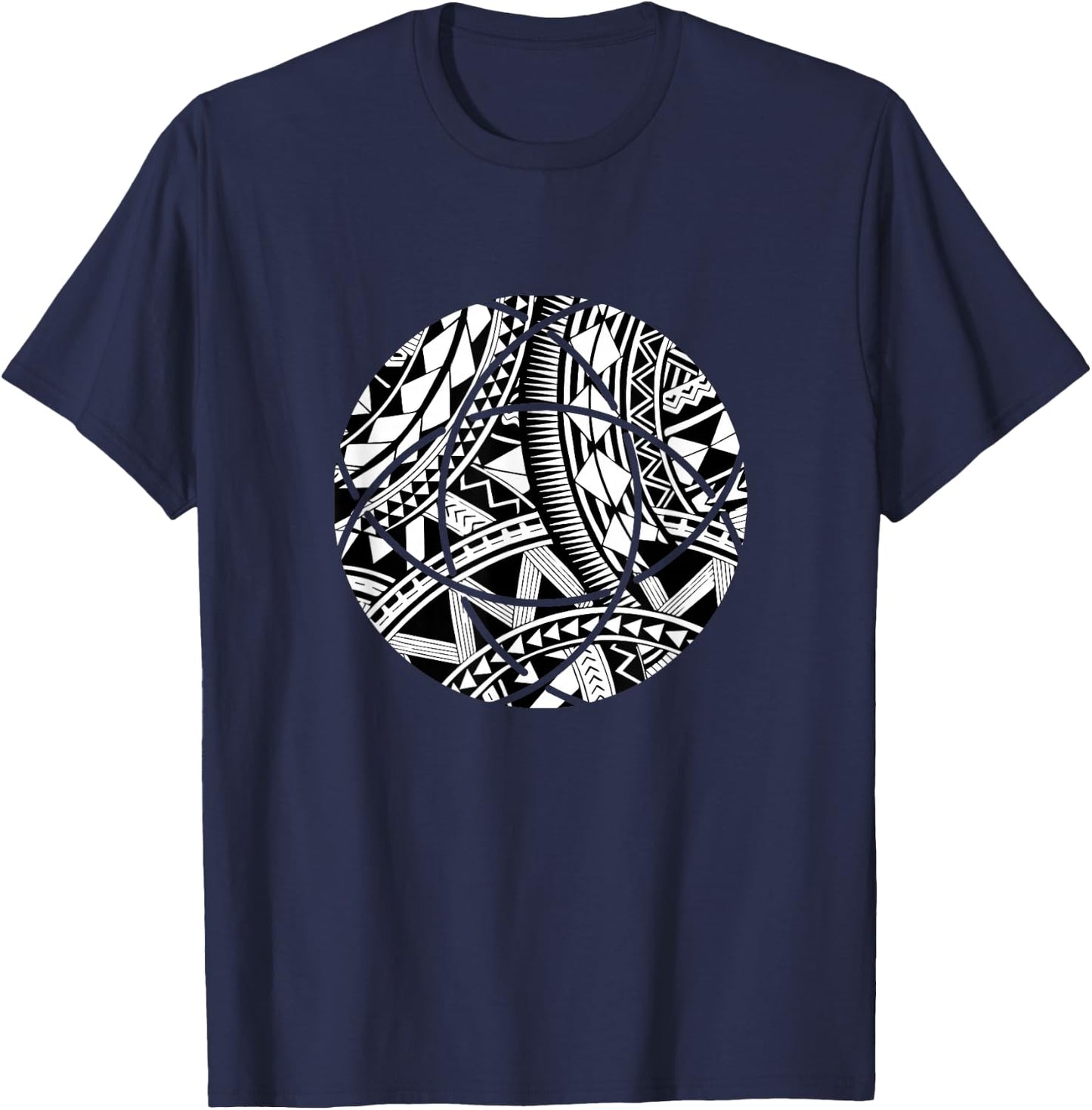 Cute Polynesian Tattoo Hawaiian Tribal Samoan - Gift T-Shirt - T-Shirt | Navy