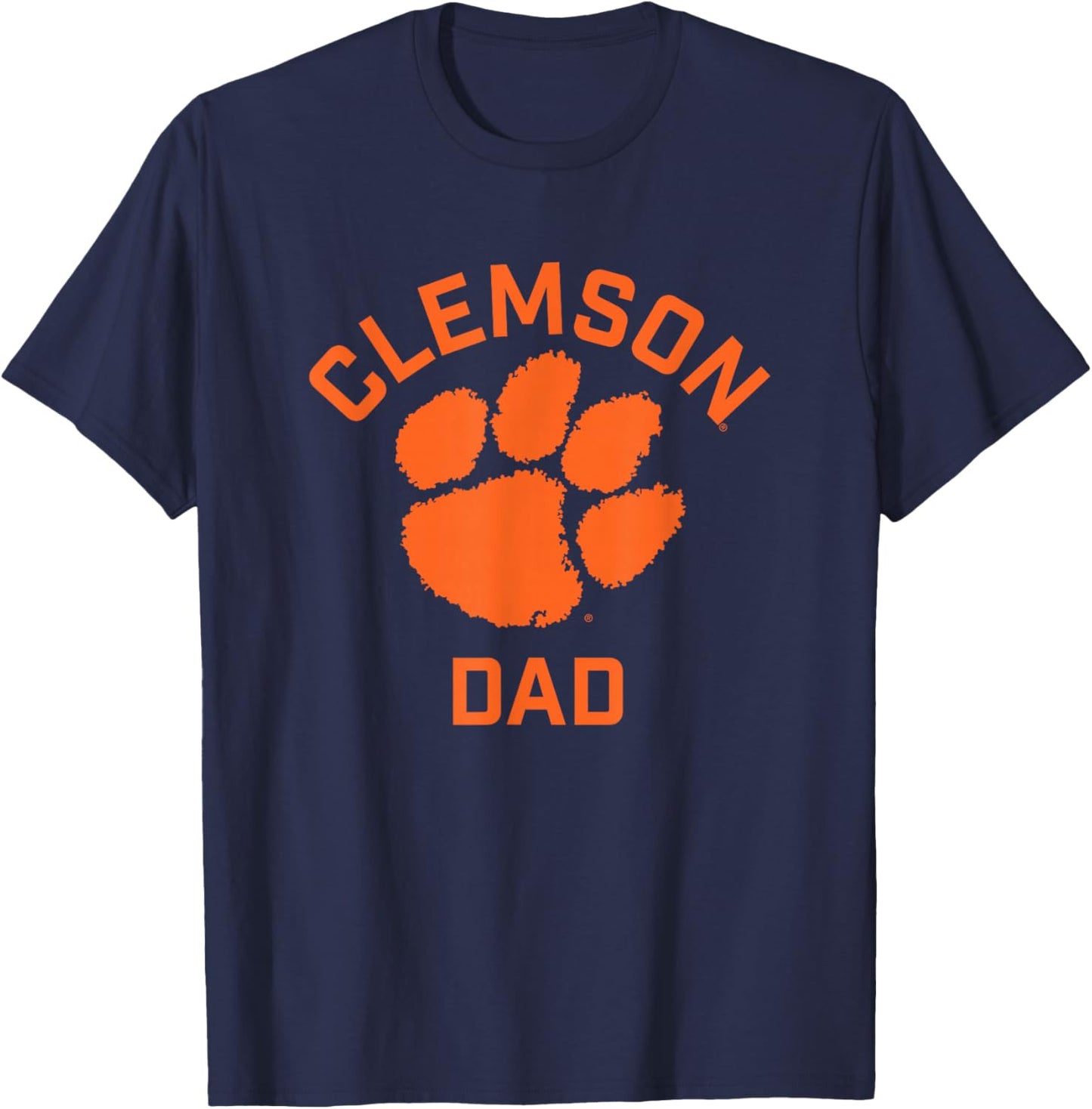 Clemson University Tigers Arched Dad T-Shirt - T-Shirt | Navy