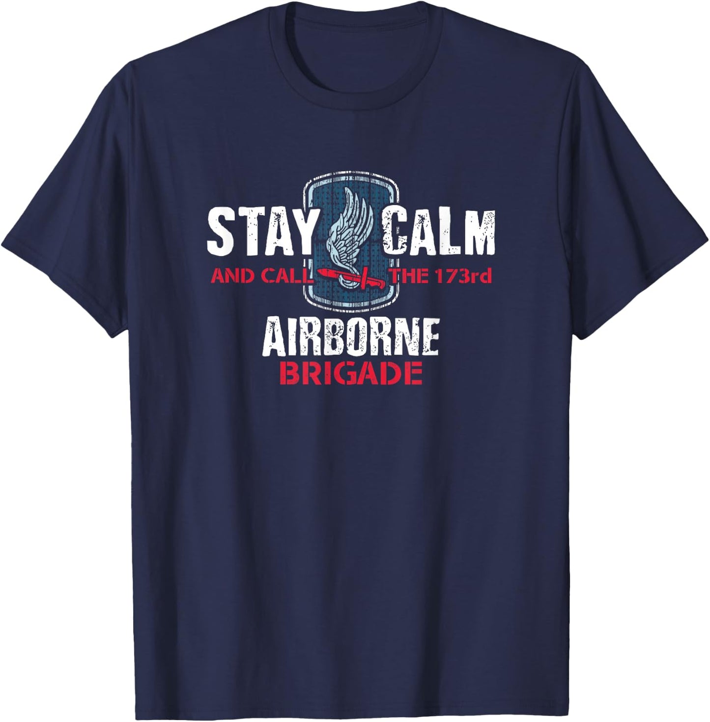 173rd Airborne Brigade Combat Team T-Shirt - T-Shirt | Navy