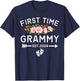 First Time Grammy Est 2024 Promoted To New Mom Baby Shower T-Shirt - T-Shirt | Navy