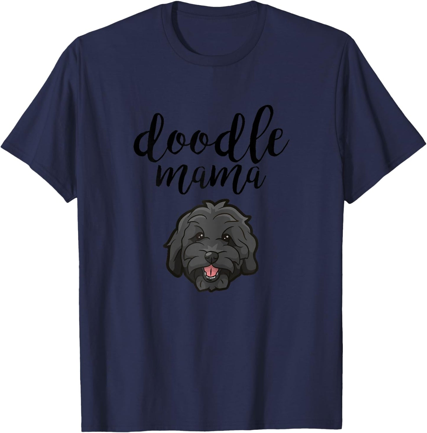 Goldendoodle Mom - Doodle Mama Cute Dog T-Shirt - T-Shirt | Navy