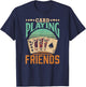 Card Playing Friends Cards Symbols Player Card Playing T-Shirt - T-Shirt | Navy