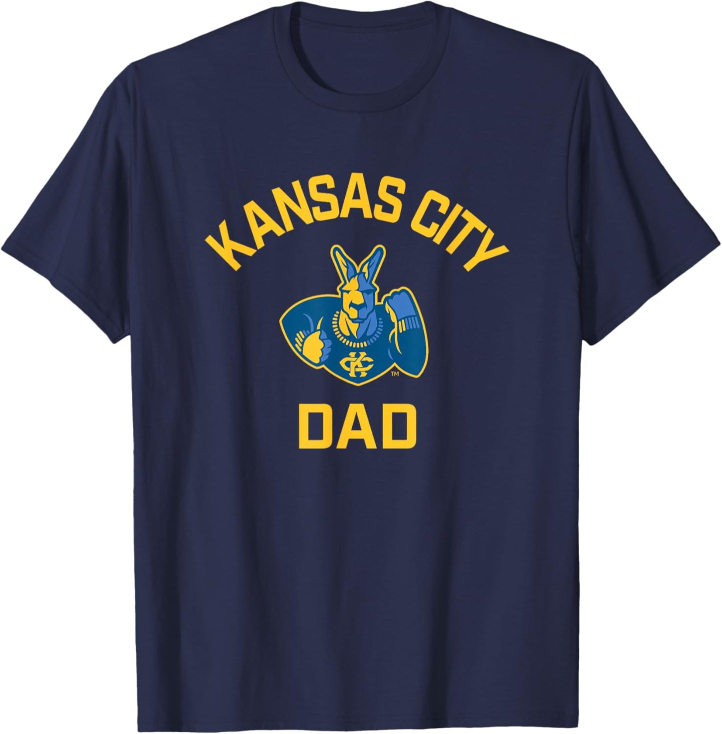 University of Missouri Kansas City UMKC Arched Dad T-Shirt - T-Shirt | Navy