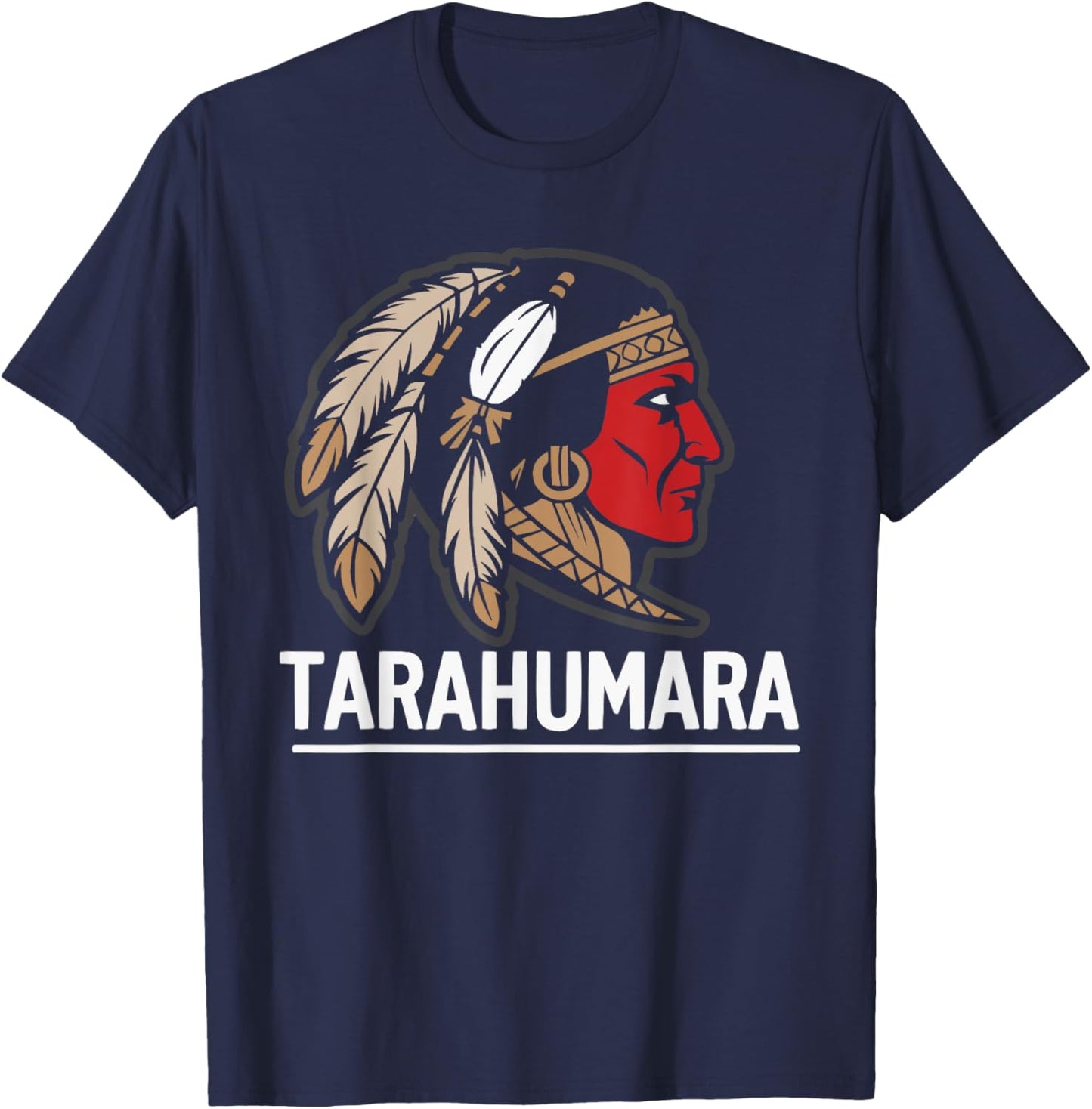 Indigenous People Mexico Native American Tarahumara Tribe T-Shirt - T-Shirt | Navy