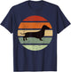 Dachshund Dachshund Teckel T-Shirt - T-Shirt | Navy