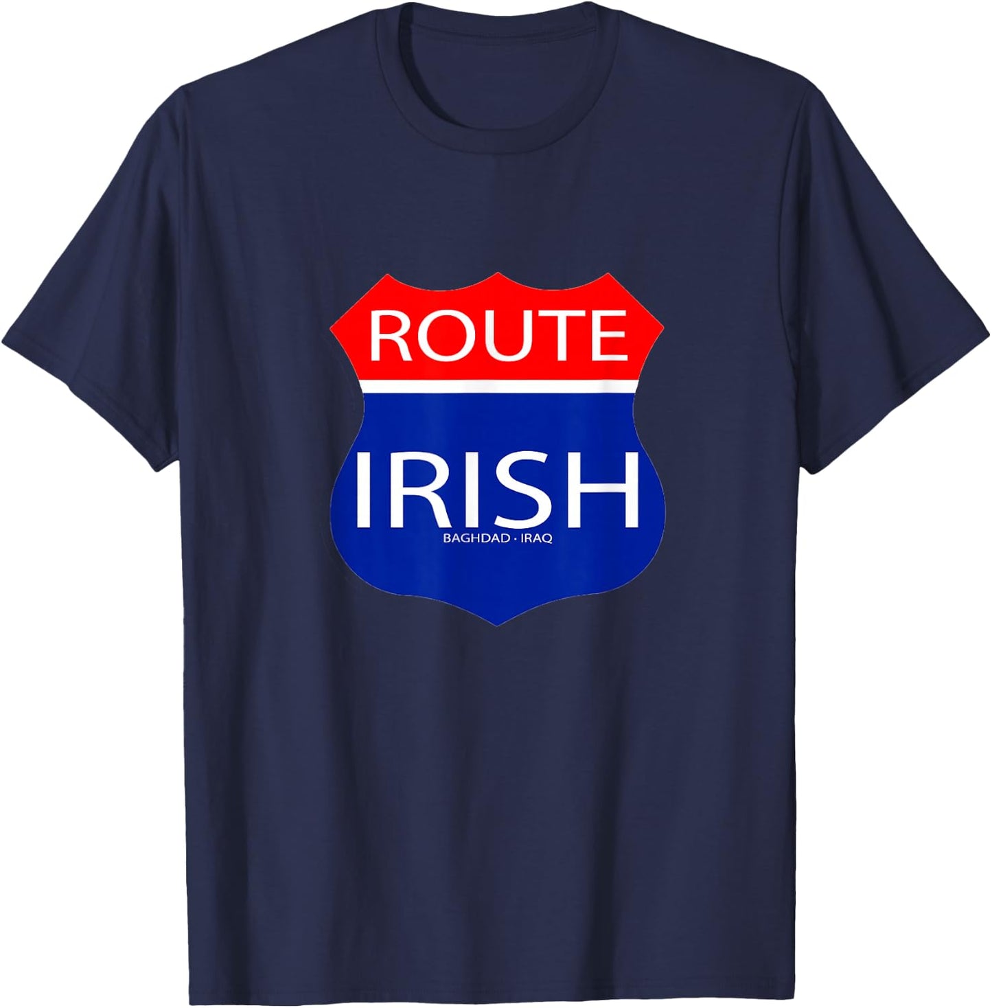 Route Irish Veteran T-Shirt - T-Shirt | Navy