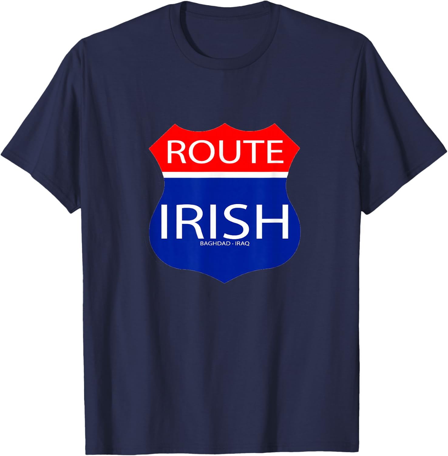 Route Irish Veteran T-Shirt - T-Shirt | Navy