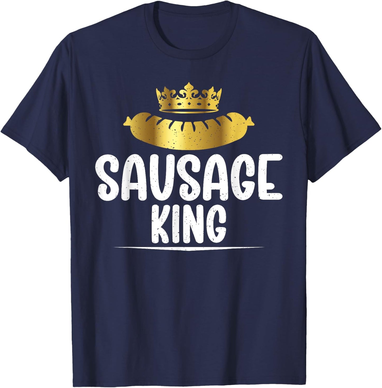 Sausage King BBQ T-Shirt - T-Shirt | Navy