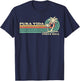 Retro Vintage Family Vacation Costa Rica Pura Vida Beach T-Shirt - T-Shirt | Navy
