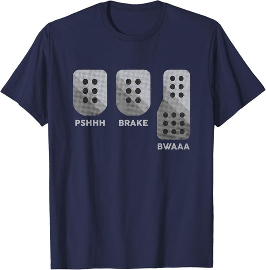 Save The Manual Funny Car Racing Transmission Diagram Gift T-Shirt - T-Shirt | Navy