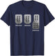 Save The Manual Funny Car Racing Transmission Diagram Gift T-Shirt - T-Shirt | Navy