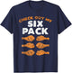 Check Out My Six Pack Funny Fried Chicken T-Shirt - T-Shirt | Navy