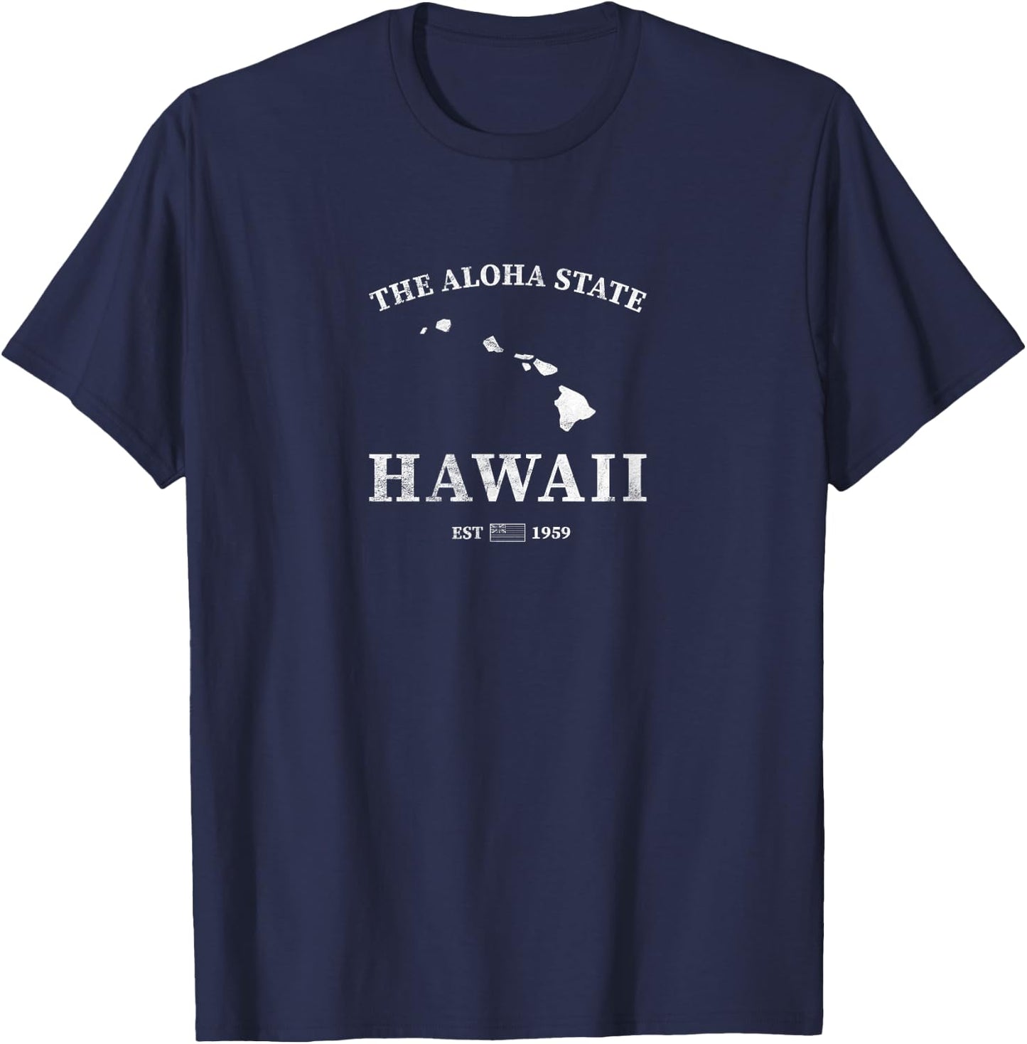 Hawaii The Aloha State T-Shirt - T-Shirt | Navy