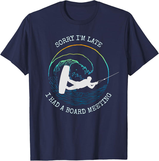 Wakeboarding Funny Wakeboard Gift Slogan T-Shirt - T-Shirt | Navy