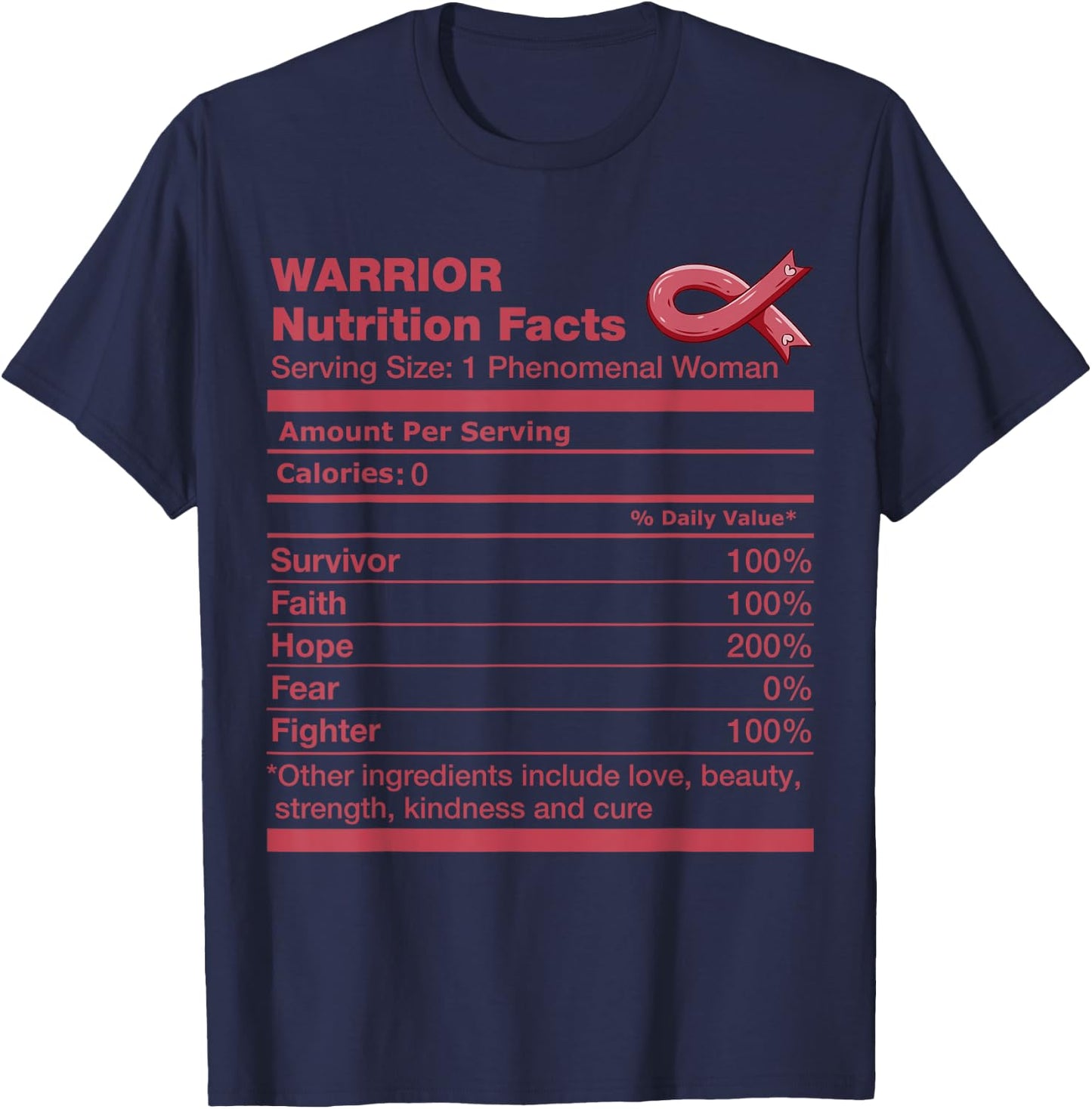 Multiple Myeloma Cancer Funny Multiple Myeloma Awareness T-Shirt - T-Shirt | Navy