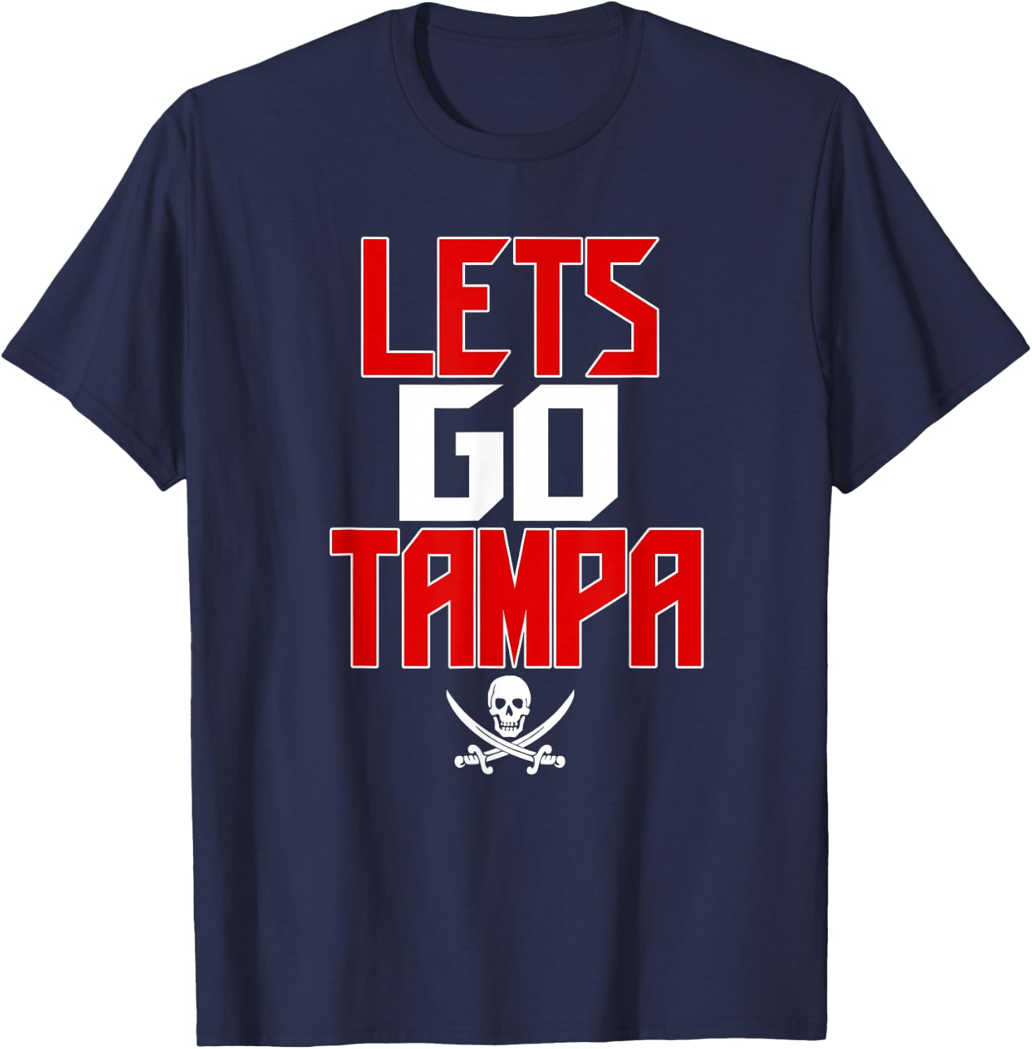 Lets Go Tampa T-Shirt - T-Shirt | Navy