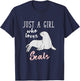 Ocean Animal Lover Gift Women Girls Kids Seal T-Shirt - T-Shirt | Navy