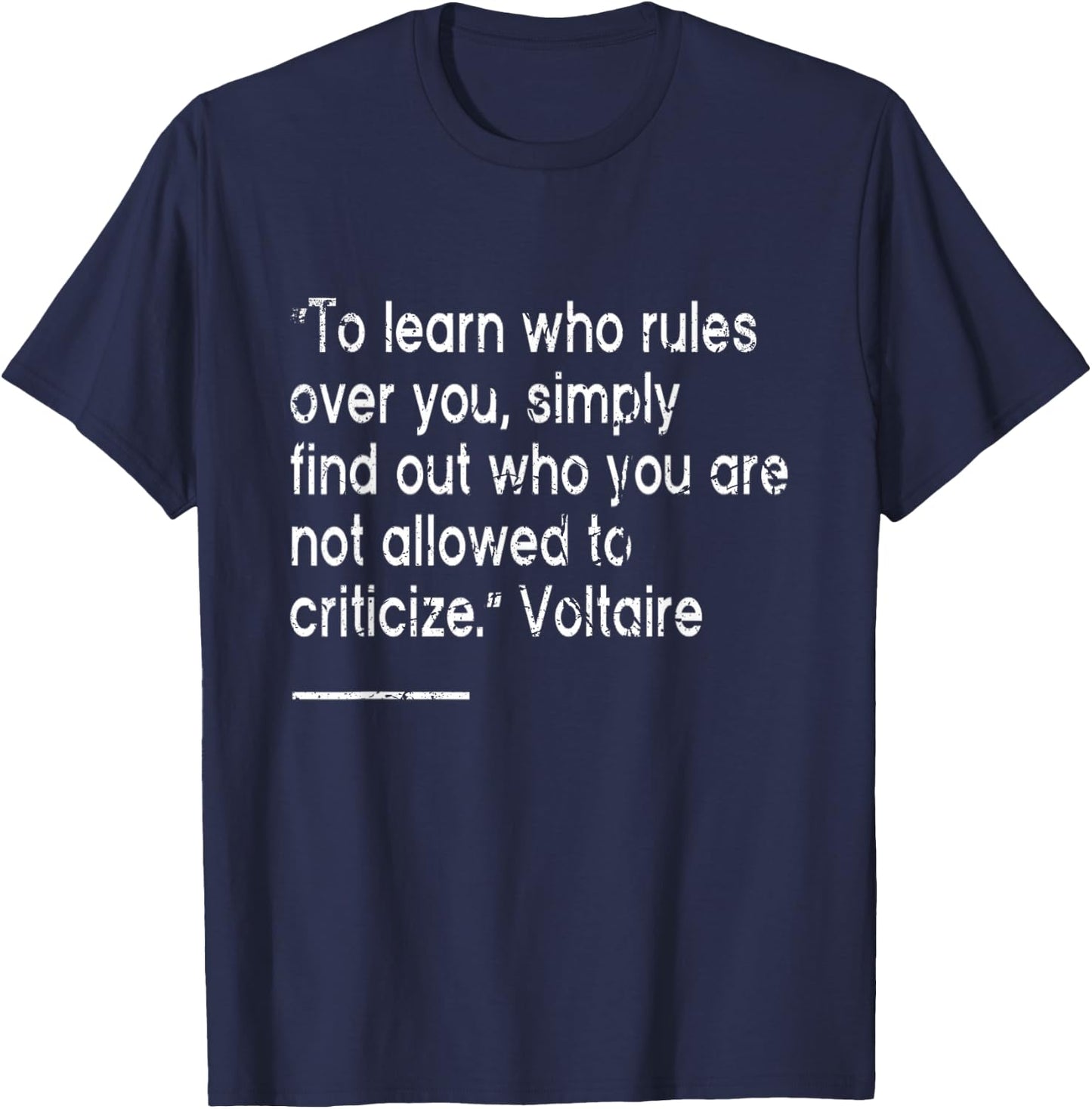 Funny Sarcastic & Political Quote Vintage T-Shirt - T-Shirt | Navy