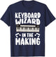 Piano Keyboarder Keyboardist Keyboard T-Shirt - T-Shirt | Navy